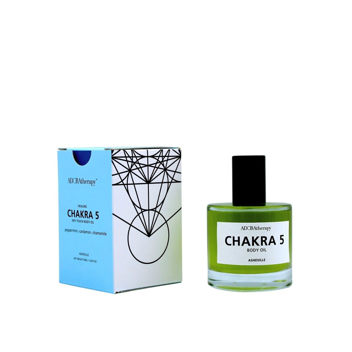 Chakra Dry Touch Healing Body Oil Number 5