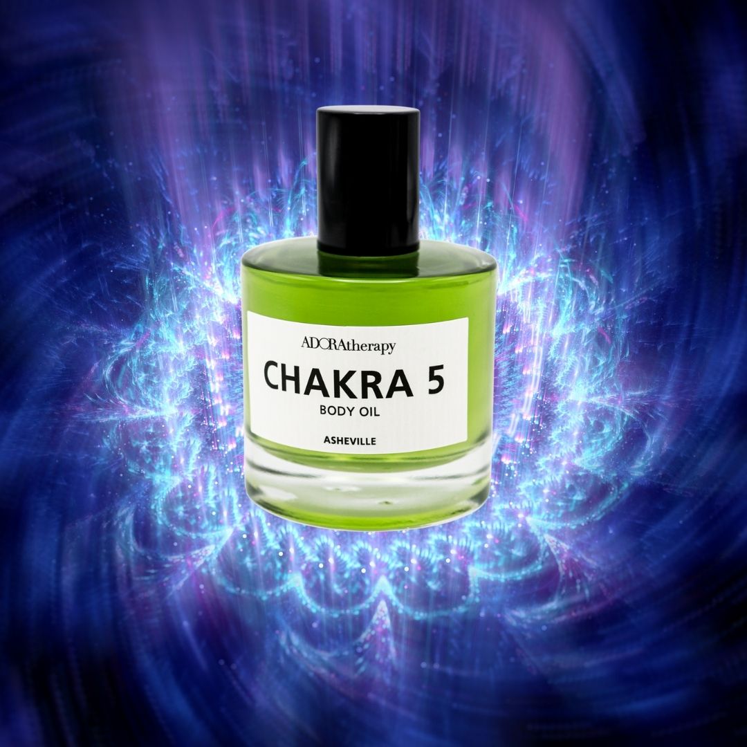 Chakra Dry Touch Healing Body Oil Number 5