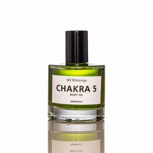 Chakra Dry Touch Healing Body Oil Number 5