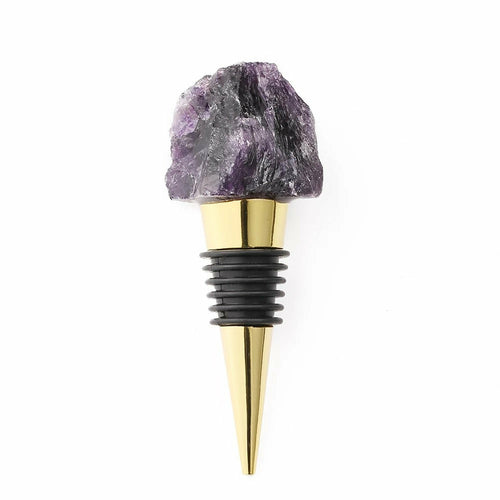 Raw Crystal Wine Stopper