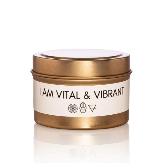 I Am Vital & Vibrant Soy Affirmation Candle